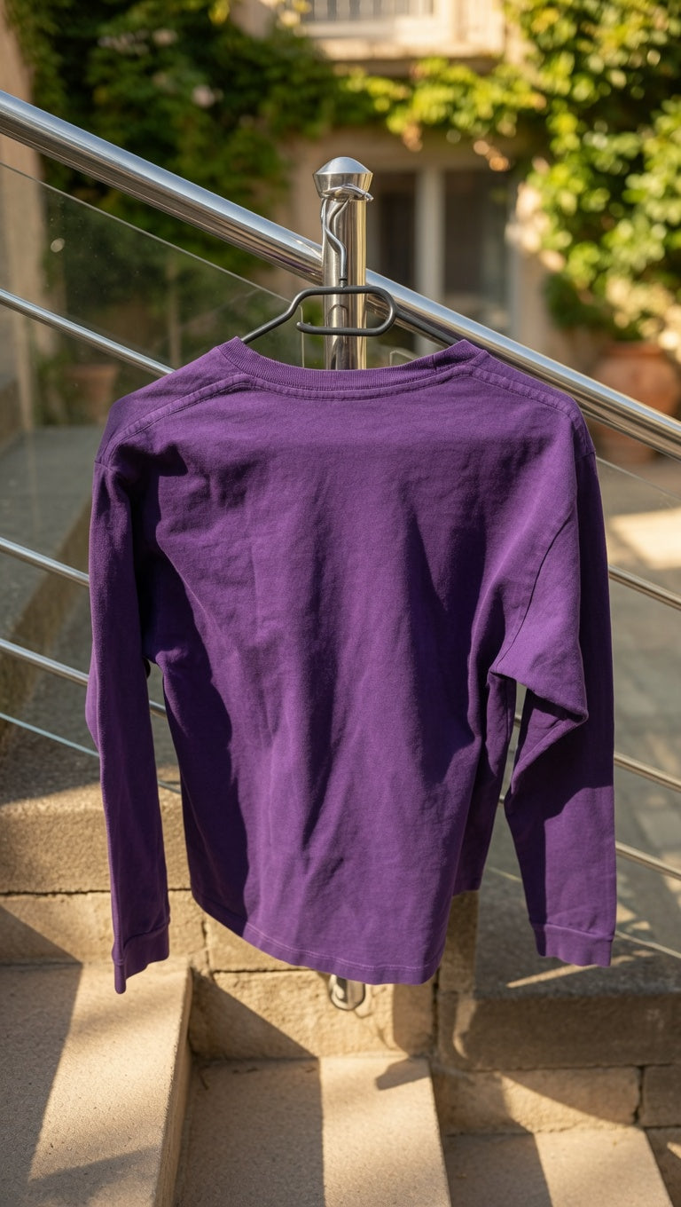 Paarse longsleeve van Obey-zo goed als nieuw