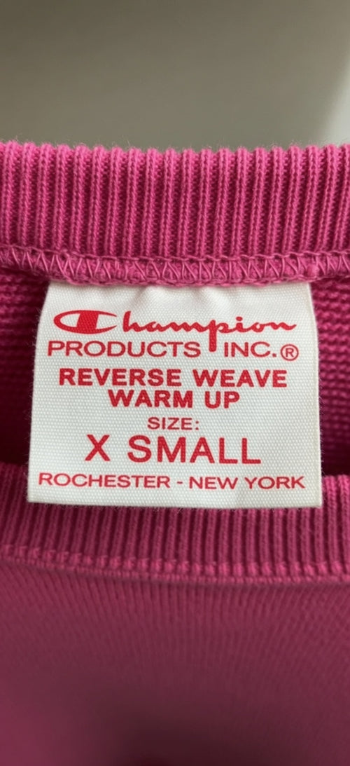 Champion Reverse Weave Sweatshirt Fushia maat XS