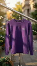 Paarse longsleeve van Obey-zo goed als nieuw