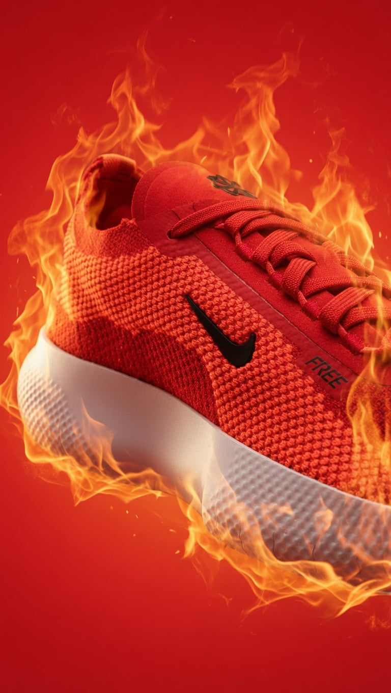 Nike Free 🆓 2025 Piccante Red maat 42 Nieuw