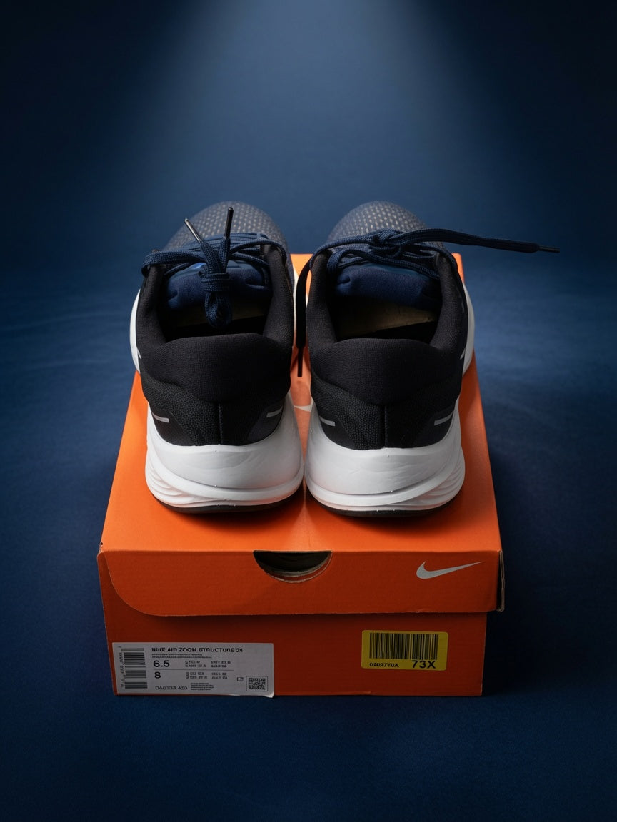Splinternieuwe Nike Air Zoom Structure 24 donkerblauw maat 39EU