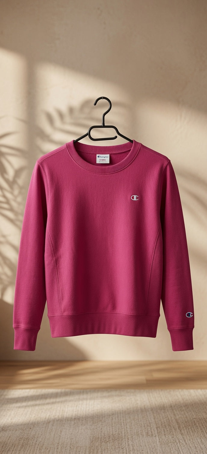 Champion Reverse Weave Sweatshirt Fushia maat XS