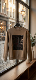Khaki kleurige sweater van Calvin Klein Maat XS34 Nieuw zonder label
