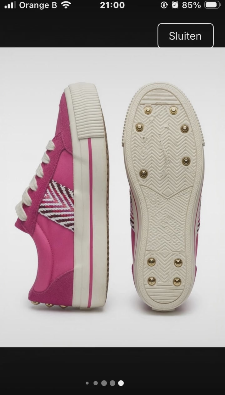 Roze/Fushia sneakers van Desigual maat 38